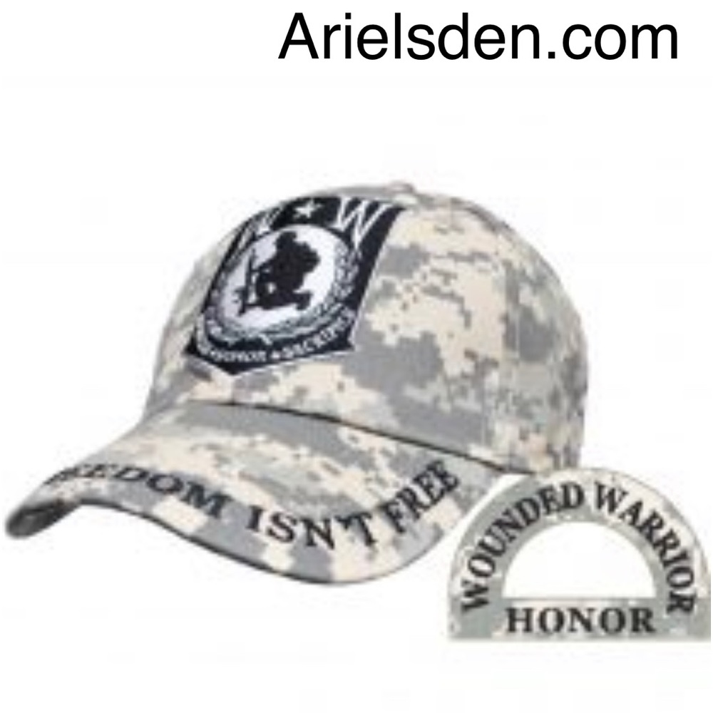 Wounded warrior adjustable ballcap
